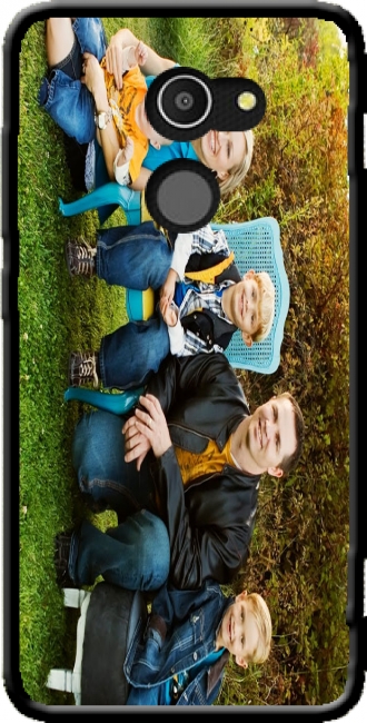 Silikon Alcatel A3 mit Bild family