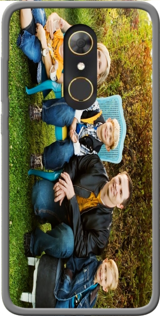 Silikon Alcatel A7 mit Bild family