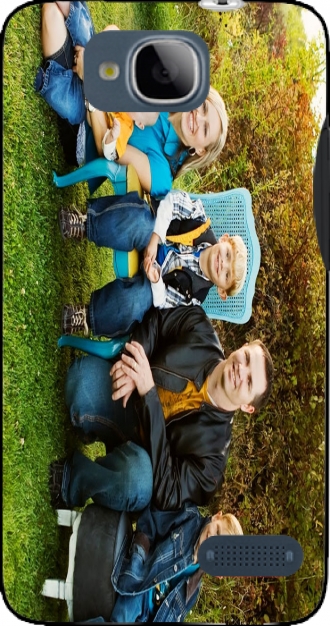 Hülle Alcatel One Touch Idol Mini mit Bild family