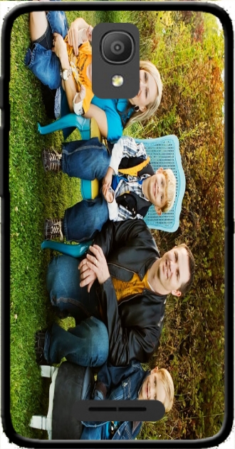 Silikon Alcatel Pixi 4 (5") 3G 5010D mit Bild family