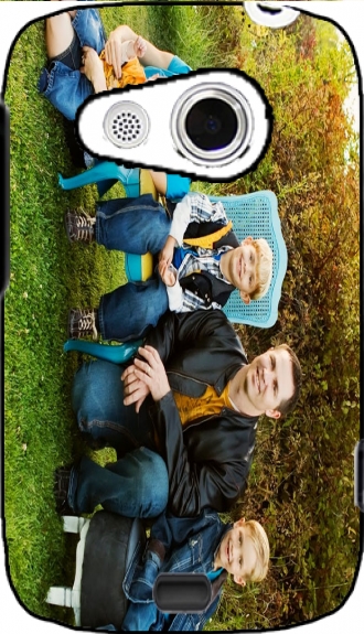 Hülle HTC Desire C mit Bild family