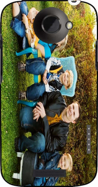 Hülle HTC One X mit Bild family