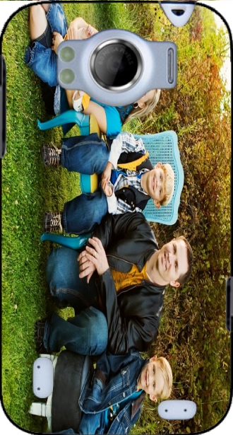 Hülle HTC Sensation XL mit Bild family