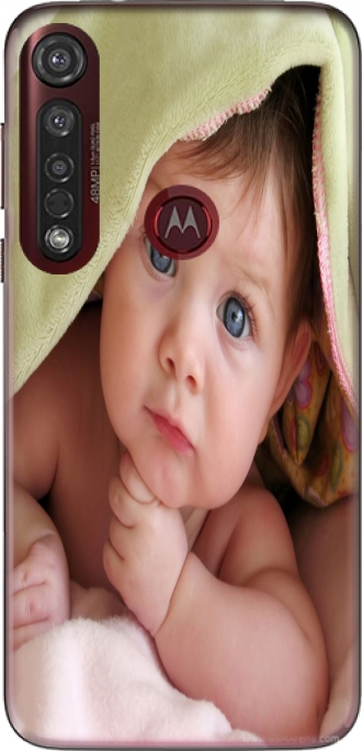 Hülle Motorola Moto G8 Plus mit Bild baby