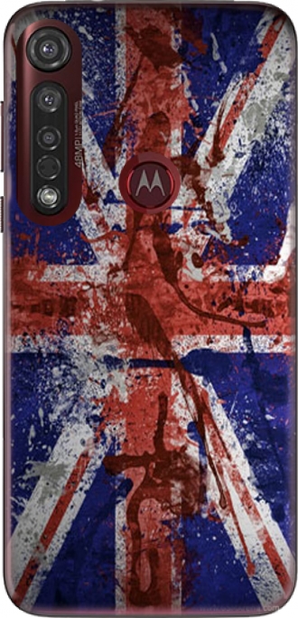Hülle Motorola Moto G8 Plus mit Bild flag