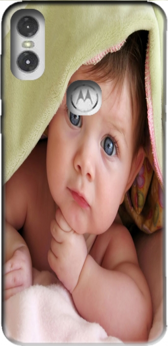 Hülle Motorola One (P30 Play) mit Bild baby