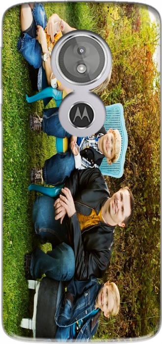 Hülle Motorola Moto E5 mit Bild family