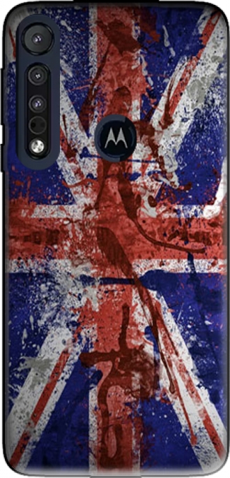 Silikon Motorola One Macro mit Bild flag