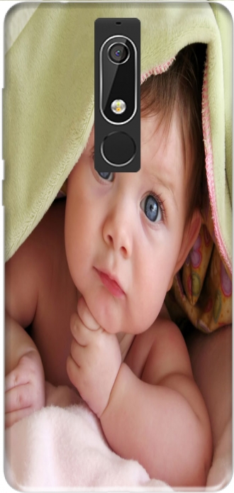 Hülle Nokia 5.1 mit Bild baby