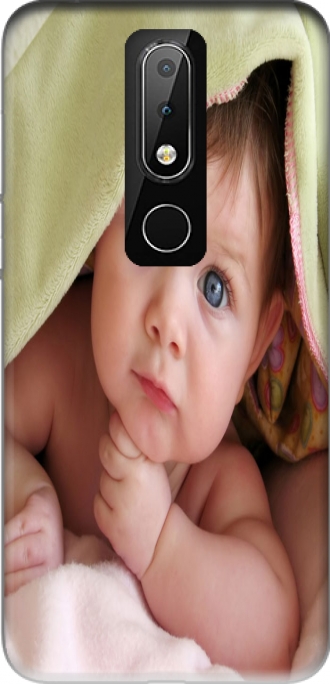 Silikon Nokia 6.1 Plus (Nokia X6) mit Bild baby