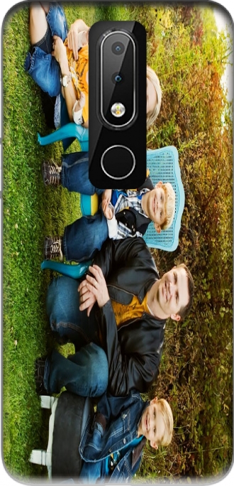 Silikon Nokia 6.1 Plus (Nokia X6) mit Bild family