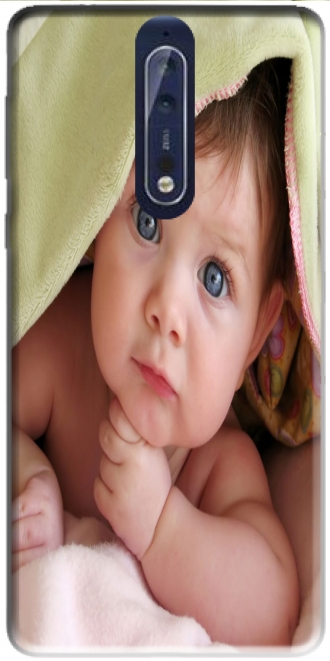 Silikon Nokia 9 mit Bild baby