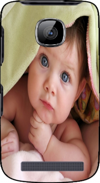 Silikon Nokia Asha 210 mit Bild baby