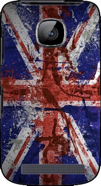 Silikon Nokia Asha 210 mit Bild flag