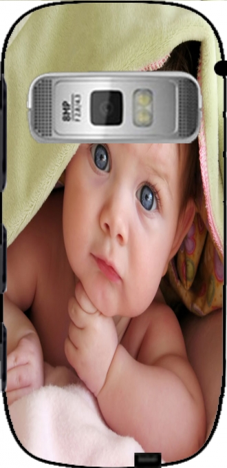 Hülle Nokia C7 mit Bild baby