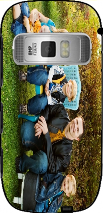 Hülle Nokia C7 mit Bild family