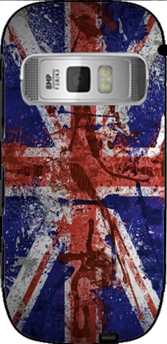 Hülle Nokia C7 mit Bild flag