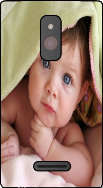 Hülle Nokia XL mit Bild baby