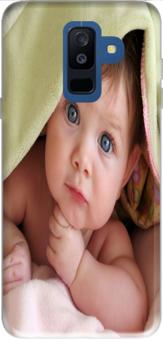Silikon Samsung Galaxy A6 Plus 2018 mit Bild baby
