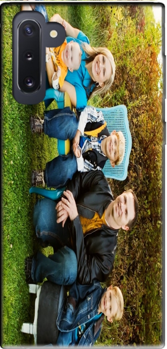 Silikon Samsung Galaxy Note 10 mit Bild family