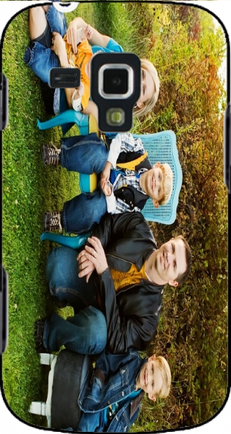 Hülle Samsung Galaxy S Duos S7562 mit Bild family