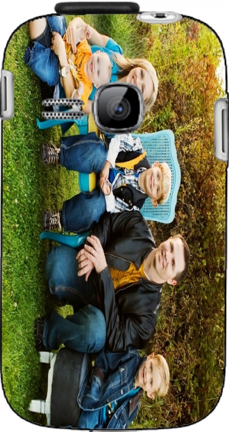 Lederhülle Samsung Galaxy Fame Lite S6790 mit Bild family