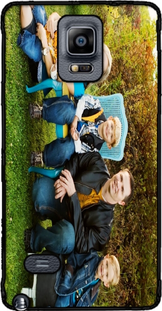 Lederhülle Samsung Galaxy Note 4 mit Bild family