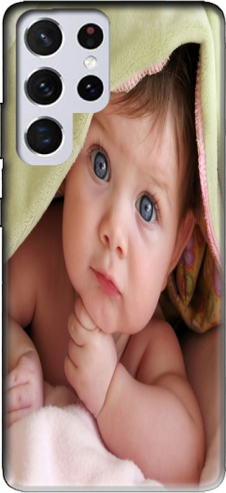 Silikon Samsung Galaxy S21 Ultra mit Bild baby