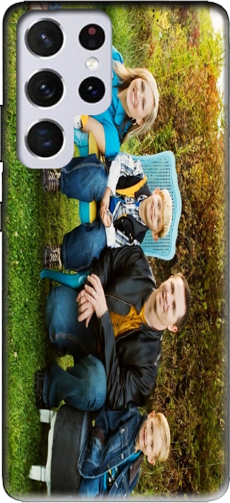 Silikon Samsung Galaxy S21 Ultra mit Bild family