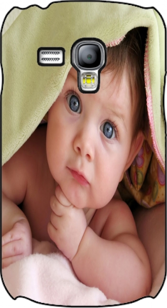 Lederhülle Samsung Galaxy S III mini mit Bild baby