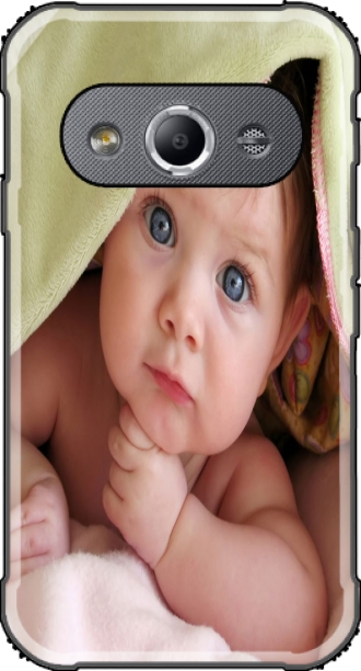 Hülle Samsung Galaxy Xcover 3 mit Bild baby
