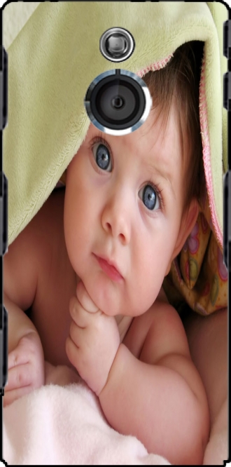 Hülle Sony Xperia P mit Bild baby