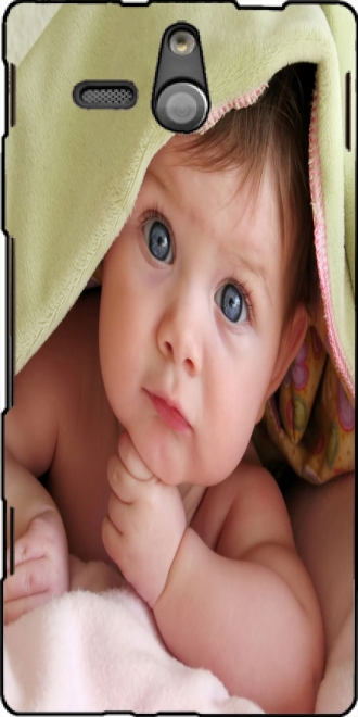 Hülle Sony Xperia U mit Bild baby