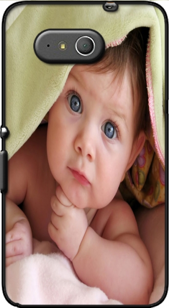 Hülle Sony Xperia E4 4g mit Bild baby