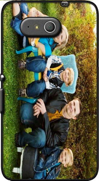 Hülle Sony Xperia E4 4g mit Bild family