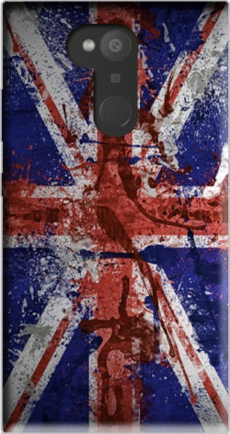 Silikon Sony Xperia L2 mit Bild flag