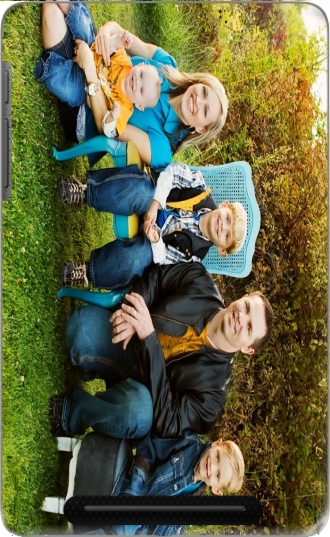 Hülle Asus Nexus 7 mit Bild family