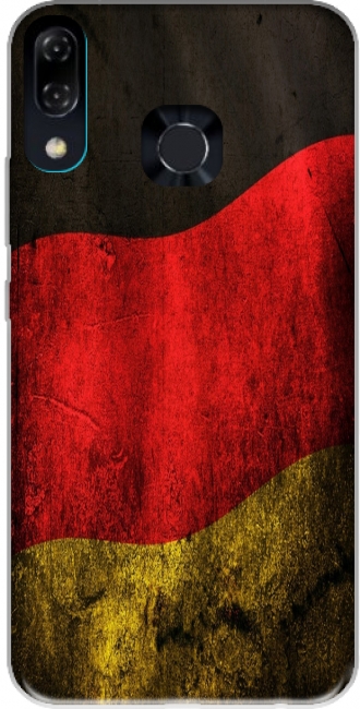 Hülle Asus Zenfone 5z ZS620KL mit Bild flag