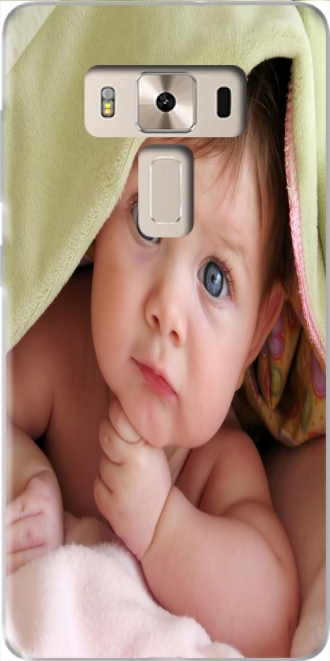 Hülle Asus Zenfone 3 DELUXE ZS570KL mit Bild baby