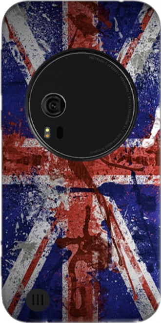 Hülle Asus Zenfone Zoom ZX551ML mit Bild flag