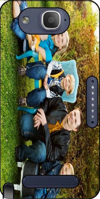 Hülle Alcatel One Touch Hero mit Bild family