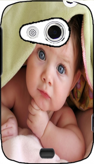 Hülle HTC Desire C mit Bild baby