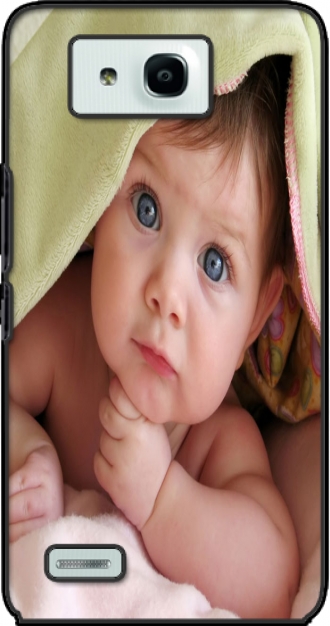Hülle Huawei Honor 3X G750 mit Bild baby