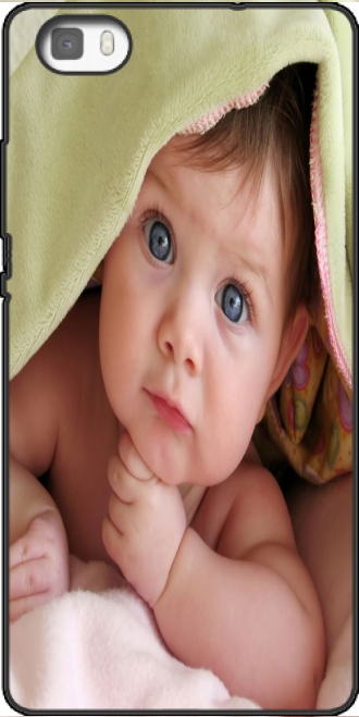 Hülle Huawei Ascend P8 Lite mit Bild baby