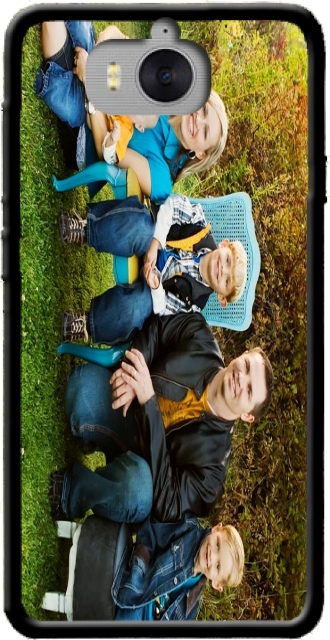 Silikon Huawei Y5 2017 / Y6 (2017) / Nova Young 4G LTE / Honor 6 Play mit Bild family