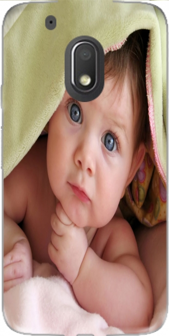 Hülle Motorola Moto G4 Play mit Bild baby
