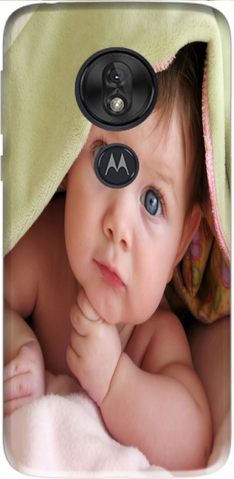Hülle Motorola G7 Play mit Bild baby