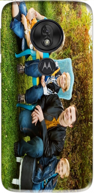 Hülle Motorola G7 Play mit Bild family
