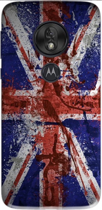 Hülle Motorola G7 Play mit Bild flag