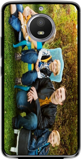 Hülle Motorola Moto E4 Plus mit Bild family